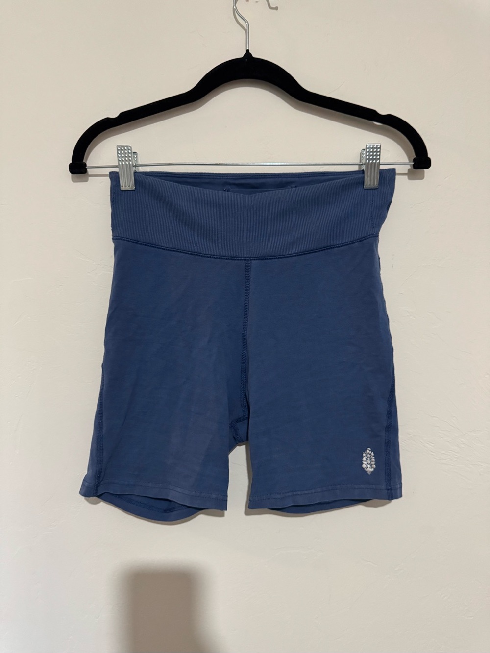 Free People FP Movement Good Karma Bike Shorts Blue S
